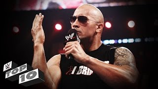 The Rock’s Best Verbal Smackdowns WWE Top 10 [upl. by Ferro]