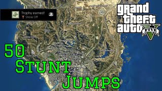 GTA 5  Stunt Jumps Show Off Achievement  Trophy [upl. by Palgrave]