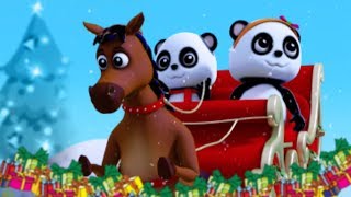 Jingle campane  Canzone di Natale  3D bambini rime  Xmas for Kids  Baby Bao Panda  Jingle Bells [upl. by Anwadal]