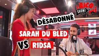 Sarah Du Bled feat Ridsa quotDéshériterquot  Le Rico Show sur NRJ [upl. by Enelie494]