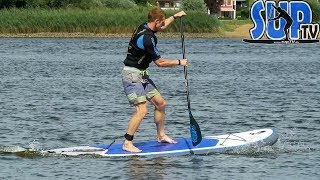 ITIWIT SUP 107quot blau im Test Preiswertes amp einfaches Board  Was taugt das DecathlonSUP [upl. by Eiclek315]