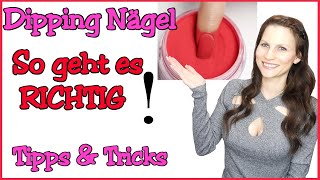 DIPPING POWDER NAILS  Fehler und wie es Richtig geht [upl. by Felder]