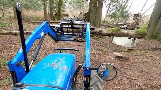 New Holland Workmaster 55 with Grapple [upl. by Naux]