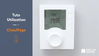 Utilisation Chauffage  Programmer un thermostat Tybox 6 consignes Delta Dore [upl. by Gibbon]