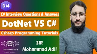 Difference Between Dot Net And C  Csharp VS DotNet  Csharp Interview Questions  CHindiUrdu [upl. by Aisek]