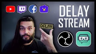 COMO COLOCAR DELAY NA STREAMLIVE STREAMLABS E OBS  POSSÍVEIS PROBLEMAS [upl. by Greenberg346]