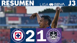 Cruz Azul 21 Mazatlán Ganó la Máquina  J3 CL24 [upl. by Yonatan]