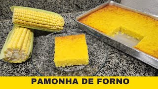 PAMONHA DE FORNO  É SÓ BATER NO LIQUIDIFICADOR [upl. by Airak]