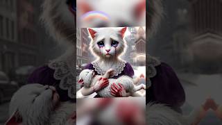 A cat bleeding from joy after seeing the death of its child a cats love for its child cats [upl. by Latnahs452]