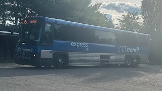 CTtransit 2017 Motor Coach Industries D4500CT 1694 Ride on route 45X [upl. by Annayoj71]