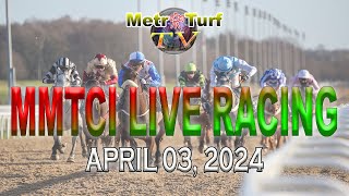 03 April 2024  Philippines Horse Racing Live  Metro Manila Turf Club Inc [upl. by Anoed689]