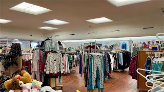 ASMR Empty Thrift Store Walk Through whisper [upl. by Ahseekan]