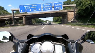 FJR1300AE Sauerland tour 7 2022 Autobahn [upl. by Daffy]