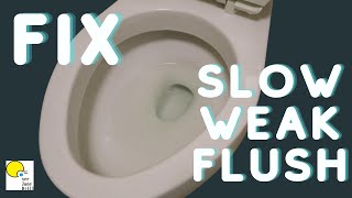 FIX a Weak Flushing TOILET [upl. by Ahsieni712]