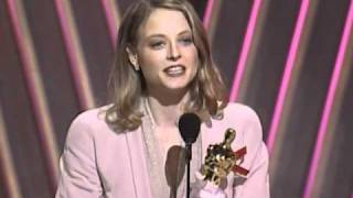 Jodie Foster Wins Best Actress  64th Oscars 1992 [upl. by Bithia]