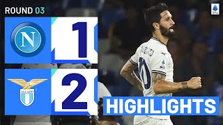 NapoliLazio 12  Biancocelesti stun champions Goals amp Highlights  Serie A 202324 [upl. by Rhynd]