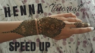 SpeedUp Henna Tutorial  Lavish Krish [upl. by Idleman]