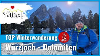 Dolomiten Wandern Auf zum Würzjoch am Fuße des Peitlerkofels ➡️ Schneeparadies [upl. by Trebbor]