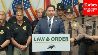 BREAKING NEWS DeSantis Unveils Law amp Order Measures For Miami Beach In Advance Of Spring Break [upl. by Sarson30]