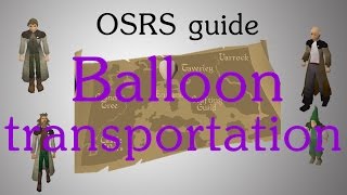 OSRS Hot air balloon transportation guide [upl. by Annid]