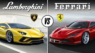 Ferrari vs Lamborghini  The Ultimate Supercar Showdown [upl. by Klarrisa]