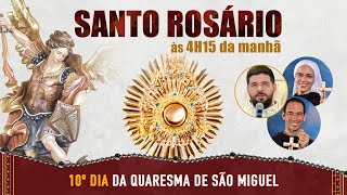 Santo Rosário Completo  10º dia da Quaresma de São Miguel  Hesed [upl. by Eiramanin]