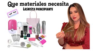 Que materiales necesitas para hacer extensiones de pestañas [upl. by Einnad35]