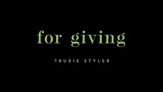 Trudie Styler “For Giving” at Brown University Commencement 2018 Forum [upl. by Hugues]