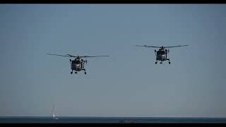 Helicópteros da Marinha Lynx flyby [upl. by Augustina403]