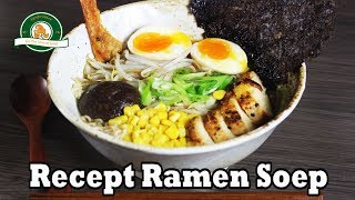 Recept Japanse ramen noedel soep met kip maken [upl. by Georg416]