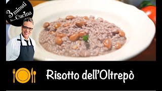 Risotto dellOltrepo con Bonarda e borlotti  3 minuti in cucina  Stefano Zago [upl. by Gardell]