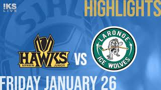 Nipawin Hawks vs La Ronge Ice Wolves Jan 26th [upl. by Marga136]