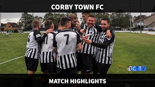 MATCH HIGHLIGHTS CORBY TOWN V BELPER TOWN 201718 REEDIT [upl. by Esserac]