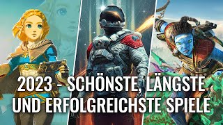 2023 Die schönsten längsten und erfolgreichsten Spiele des Jahres  Gaming News Deutsch [upl. by Eilyr]