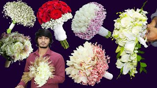 Top10 wedding flower bouquet How to make a wedding bouquet  Bridal flower bouquet [upl. by Quinton]