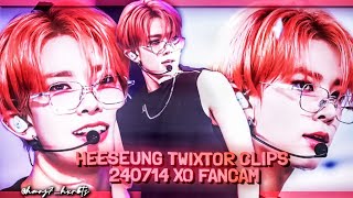 Heeseung XO Fancam Twixtor Clips 4K Ae Sharpen  240714 Heeseung XO Fancam Twixtor Clips quality [upl. by Muriel]