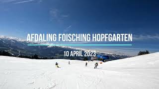 SkiWelt Hopfgarten Afdaling Foisching 10 april 2023 [upl. by Oicneserc]