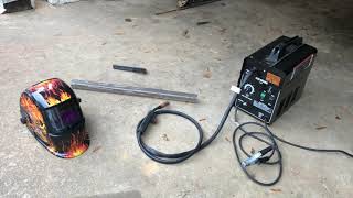 Harbor Freight Flux 125 Welder by Chicago Electric No DCEN Modifications REAL Review and Live Demo [upl. by Gnilrad]