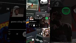 juice wrld 1 hour freestyle song edit 🎧✨  Spotify card vedio edit ⚡😭  eminem [upl. by Nnahtebazile]