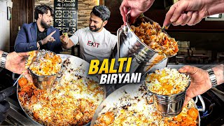 New Karachi Biryani in BALTI at Al Jadeed Restaurant in Jeddah [upl. by Allan]