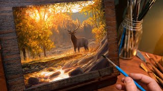 Oil Painting Timelapse  A Study of Light and Color [upl. by Eirallih]