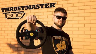 Лучший народный руль Обзор Thrustmaster T300 Ferrari Integral Racing Wheel Alcantara Edition [upl. by Snyder]