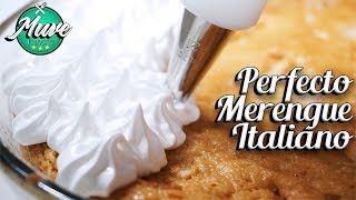 Cómo hacer un MERENGUE ITALIANO FIRME paso a paso  Muve Flavors [upl. by Kurtz592]