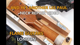 AND YET ANOTHER LES PAUL NECK REPAIR VIDEO [upl. by Benedikta]