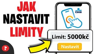 Jak nastavit LIMITY v ČSOB SMART  Návod  Čsob [upl. by Caria975]