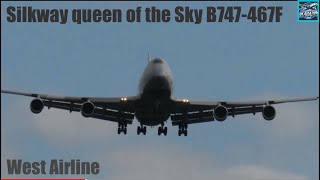 Silk Way Arrival LIVE At Birmingham Airpot live aviation planespotting bhx birminghamairport [upl. by Enaxor953]