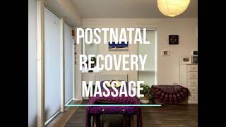 Postnatal recovery massage aka closing the bones on a massage table demonstration [upl. by Hedve414]