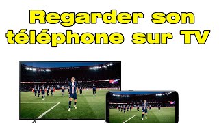 Comment connecter son telephone a sa tv [upl. by Nerrak]