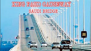 Saudi and Bahrain Bridge  King Fahd Causeway  Bahrain Bridge  Bahrain to Saudi Causeway Vlog [upl. by Johiah]