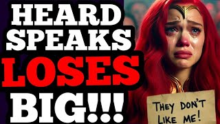 Amber Heard LOSES BIG after she BREAKS her Aquaman 2 SILENCE [upl. by Annahahs]